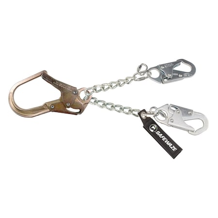 Safewaze 26" Chain Assembly: Adjustable, Non-Swivel Rebar Hook FS060-E